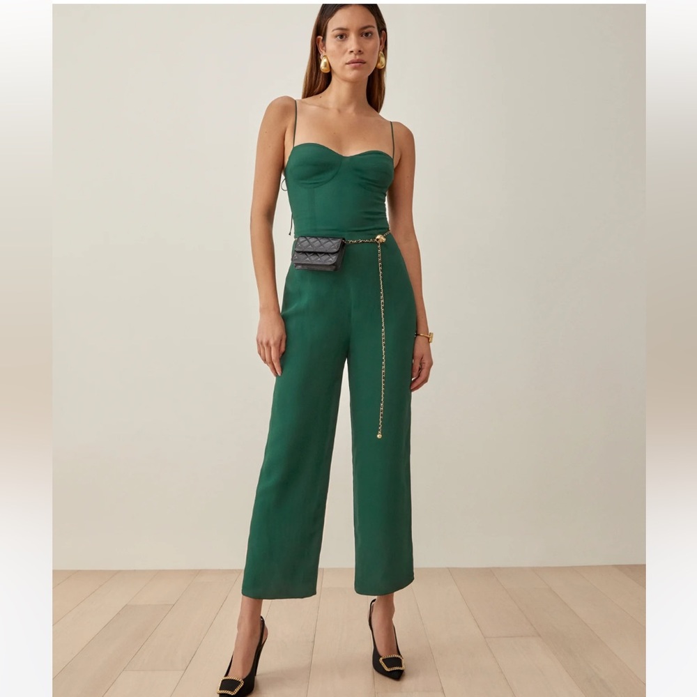NWT Reformation Paisley Jumpsuit Sz 4